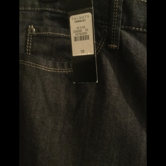 Talbots Denim - Talbots Straight Fit Dark Blue Jeans Size 10